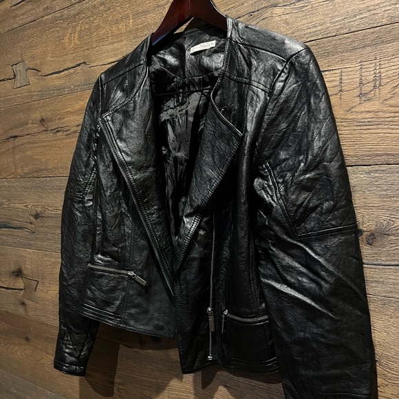 Pleather Biker Jacket - Picture 7 of 7
